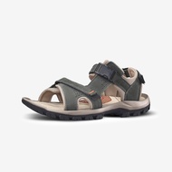 QUECHUA 男款皮革登山健行涼鞋 NH500