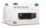 LaCie 1big Dock 4TB External SSD NVMe SSD Docking Station – Thunderbolt 3 USB 3.0 7200 RPM Enterprise Class Drives, for Mac and PC Desktop, Data Redundancy (STHW4000800)