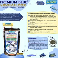 1 (250g PACK) AKARI Premium Maxi Snakehead Fish Bran- Red- Yellow- Blue 1mm, Supports color enhancem