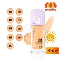 Purple Cap FOUNDATION MAYBELLINE NEW YORK Super Stay Lumimat SUPERSTAY LUMI- MATTE 35 ml.