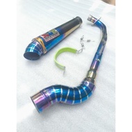 Nlk Pipe canister contour open specs exhaust Pipe for Wave 125 Xrm 110/125 Wave 100/110/115 Rs125 Fu