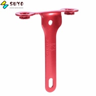 SUYO Bicycle CO2 Cartridge Mount, Included Screws Aluminum Alloy CO2 Cartridge Holder, Durable Red L