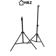 H&Z 1.6M 2.1M Heavy Duty Metal Alloy Light Stand Tripod For Photo Studio Softbox Video Flash Reflect