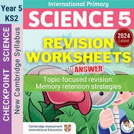 35🅿 Year 5 Latest Cambridge Primary Science Topic Revision +Answer Year 5 Science Worksheets Primary