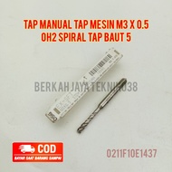 MESIN Manual Tap Machine Tap M3x0.5 OH2 Spiral Tap bolt 5 OSG Not Yamawa