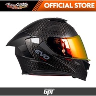 EVO GT-PRO Carbon Series Full Face Dual Visor Helmet With Free Clear Lens