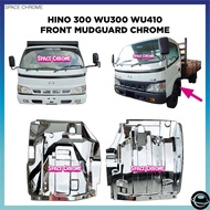 TYRE MUDGUARD HINO 300 WU300 WU410 FRONT MUDGUARD CHROME 1SET HINO DUTRO CHROME ACCESSORIES TRUCK PA