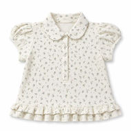 ÉTOILE BNK MOLLY BLOOM TOP เสื้อแขนตุ๊กตา คอปกบัว ดีเทลระบาย 2 ชั้นสุดคิ้ว