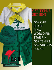 GIRLSCOUT ( STAR SCOUT TYPE B SET) COMPLETE UNIFORM