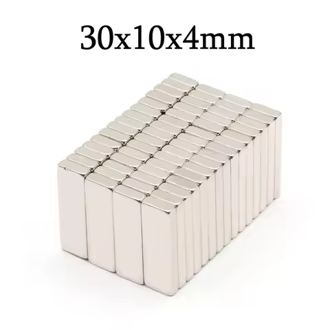 30x10x4mm Super Strong Block Neodymium Magnet Powerful Magnets N35 Permanent Magnetic NdfeB Refriger