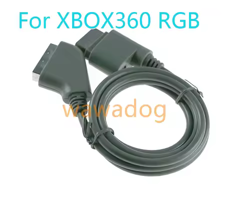 1pc For XBOX360 1.8M 6FT RGB SCART Cable HD LEAD Cord For Xbox 360 Game Accessories