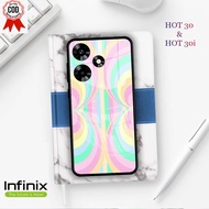 INFINIX HOT 30 & 30i Glass Softcase - INFINIX HOT 30 & 30i Mobile Phone Case [T61]