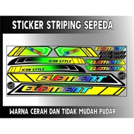 UNIVERSAL BICYCLE VARIATION STICKER ELEMENT STRIPING Sticker Motor Stiker Motor