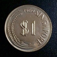 Koin Singapore 1969 ($1)