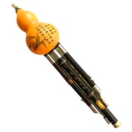 new Cucurbit Hulusi Flute Natural Gourd and Bamboo Flauta Hulusi C/bB Key Musical Instrument Profess
