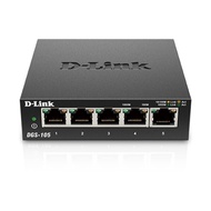 D-Link DGS-105 5-Port Gigabit Desktop Switch Metal Case