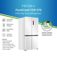PRISM+ PureFresh FDR 570 | 570L Four Door Refrigerator| True Total No-Frost | Multi-Zone Cooling