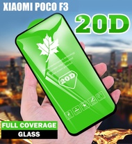 TCF 9H Curved Edge 20D Full Tempered Glass for Xiaomi Poco F3