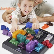 [LuckybabyS] Funny Rush Hour Traffic Jam Game Spares Logic Game Kids intelligence Toy new