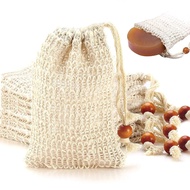 8 Soap Bags Made of Sisal Materials, Used to Protect Soap, Mesh Design, Used to Scrub and Dry, Suita