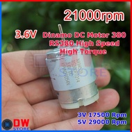 terbaru! Dinamo DC Motor RS380 RS 380 DC 3.6V High Speed RPM High