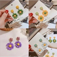 DAISY FLOWER STITCH EARRINGS