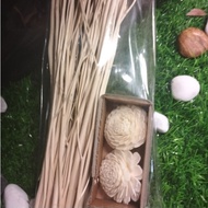 Wood Diffuser Sticks / Twigs (21 cm / 8.2 in) with SOLA FLOWERS for Essential Oils / Frangrance oils