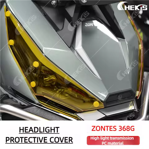 Chekis Is Suitable for Zontes 368g Special Modification Accessories, Headlight Protective Shell, Hea