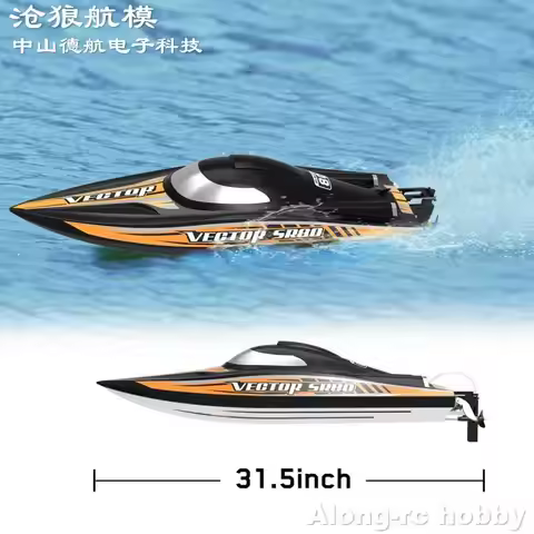 Volantex 800MM RC Boat Vector SR80 38mph High Speed Boat Auto Roll Back Function ABS Plastic Hull 79