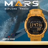 NORTH EDGE MarsSport+ ⌚ 44mm Waterproof 21+Days • Outdoor Multitask • Calorie-Step Tracker • '25