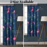 ReadyStock🔥🔥【FREE HOOK】 Hook Type Modern Langsir Curtain Semi Blackout Langsir Pintu Door Curtain