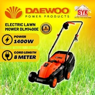 SYK DAEWOO DLM1400E Electric Lawn Mower 1400W Grass Cutter Grass Trimmer Lawn Mover Mesin Rumput Tolak Mesen Rumput