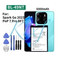 BL-49NT Tecno spark go 2023 POP 7 PRO Battery BL-49NT