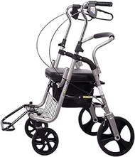 Walkers for seniors Walking Frame, Drive Medical Wheel Walking Aid, Super Lightweight Aluminum Mobility Portable Rollator Walker with 4 Wheel Walker for Seniors,Space Saver rollator walker, Durable Mo