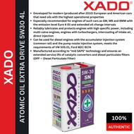 XADO ENGINE OIL 5W30 SN - MERCEDES BENZ APPROVAL 229.51 ENGINE OIL 4LITER