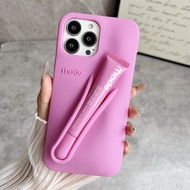 Original Brand Case for iPhone 14 15 16 17 13 12 Pro Max Plus Air With Lip Balm Lip Gloss Lemontini