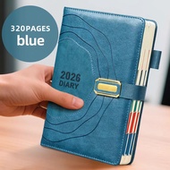 320 trang 2026 lịch trình tiếng Anh A5 lịch sổ tay ngày 365 kế hoạch hàng ngày sổ tay hiệu quả sổ ta