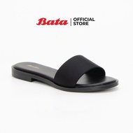 Bata บาจา รองเท้าแตะ รองเท้าลำลอง แตะแฟชั่น รองเท้าแตะแบบสวม รองเท้าส้นแบน รองเท้าแฟชั่น สำหรับผู้หญิง รุ่น Tali สีดำ 5616838