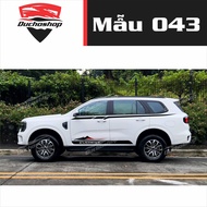 Tem dán hông xe ford everest  ms04