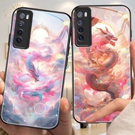 DMY case dragon huawei nova10 y9 nova4 nova3 nova5i nova7 nova8 I nova2 i e y7a nova3i nova7 nova9 y7 nova11 pro se prime 2019 lite tempered glass case