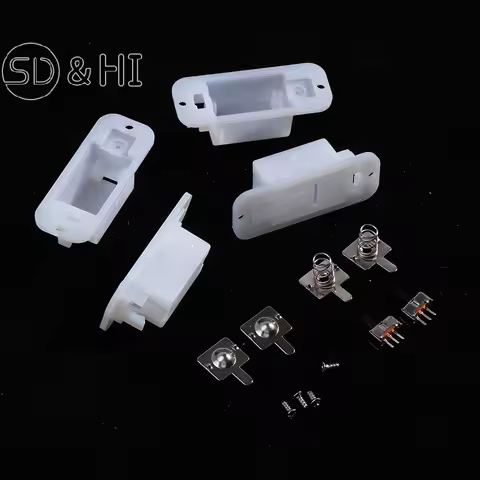 10Set AG13/LR44 Battery Case With Switch Button Battery Case 3V 4.5V Gift Player Battery Compartment