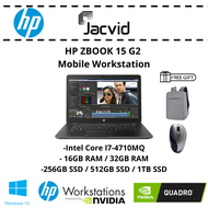 Hp Zbook 15 G2 Mobile WorkStation Laptop (Intel Core I7-4810MQ / 16GB Ram / 32GB Ram / 256GB SSD / 512GB SSD / 1TB SSD / NVIDIA QUADRO K1100M) #Refurbish #Used #Workstation #Cheaper