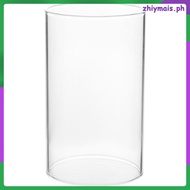 Glass Candle Lampshade Centerpiece Holder for Pillar Candles Cover Clear Covers Small Shades Jar zhi