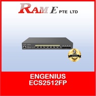 EnGenius ECS2512FP Cloud-Enabled 2.5G Base-T 240W PoE++ 8 Port Network Switch