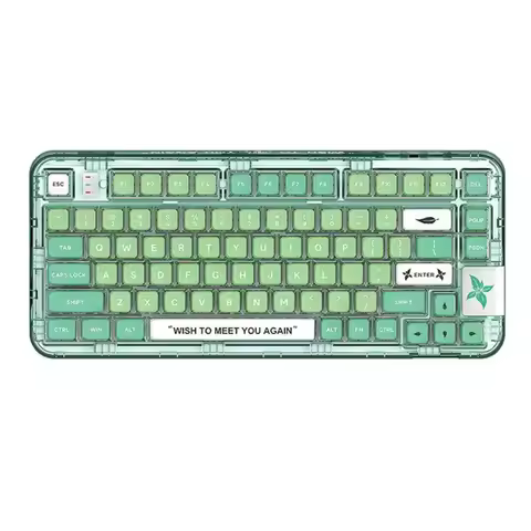 CoolKiller CK75 Wireless Mechanical Keyboard Three Mode Rgb Backlight Hot Swap Game Keyboard 80 Key 