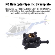 RC Helicopter Swashplate Replacement Upgrade for Precise Control Signal Transmissions Black Compatib