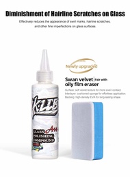 KLCB A14 Car Glass Oil Film Remover High-Efficiency Windshield Deep Cleaner Polishing Compound for C