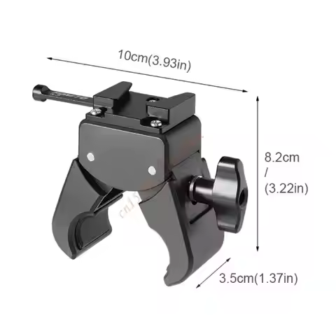 72XA Multipurpose V Mount Battery Holder with Adjustable Jaw Portable V Mount Battery Mount with Lar