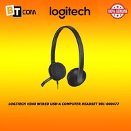 Logitech H340 Wired USB-A Computer Headset 981-000477
