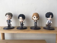 進擊的巨人 進撃の巨人 ATTACK ON TITAN **6.5CM 黏土 PVC 景品** 手辦 造型 動漫 ANIME BANPRESTO CRANE KING CHIBIKYUN CHARA
